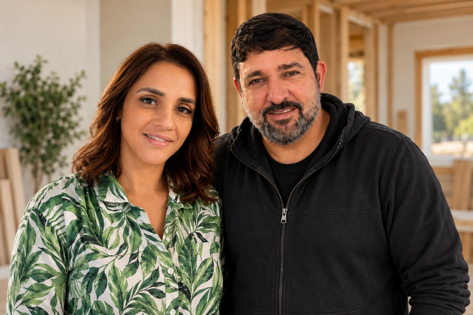 Lucas Soares and his wife, the family behind CVP Home Service
